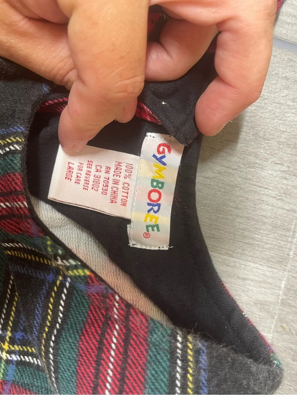 Gymboree festive tartan